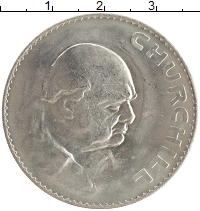 монета - великобритания 1 крона - подробная информация фото 1