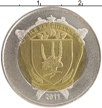 монета - острова кергелен 200 франков - подробная информация фото 1