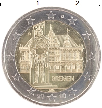 монета - германия 2 евро - подробная информация фото 1