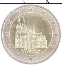 монета - германия 2 евро - подробная информация фото 1
