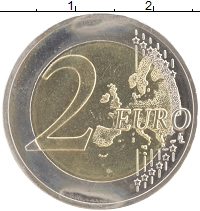 монета - германия 2 евро - подробная информация фото 1