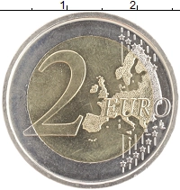 монета - испания 2 евро - подробная информация фото 1