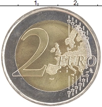 монета - испания 2 евро - подробная информация фото 1