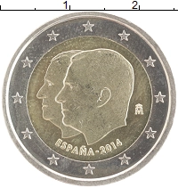 монета - испания 2 евро - подробная информация фото 1