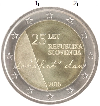монета - словения 2 евро - подробная информация фото 1