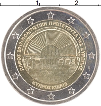 монета - кипр 2 евро - подробная информация фото 1