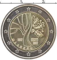 монета - эстония 2 евро - подробная информация фото 1