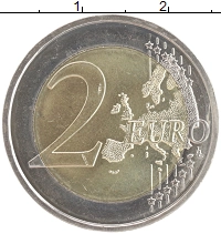 монета - германия 2 евро - подробная информация фото 1