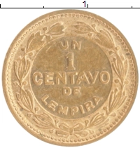 монета - гондурас 1 сентаво - подробная информация фото 1
