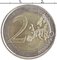 монета - испания 2 евро - подробная информация фото 1