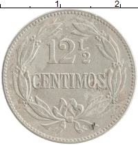 монета - венесуэла 12 1/2 сентима - подробная информация фото 1