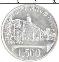 монета - италия 500 лир - подробная информация фото 1