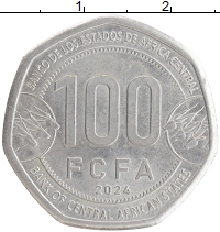 монета - центральная африка 100 франков - подробная информация фото 1