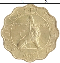 монета - парагвай 50 сентим - подробная информация фото 1