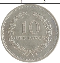 монета - сальвадор 10 сентаво - подробная информация фото 1