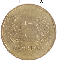 монета - финляндия 5 марок - подробная информация фото 1