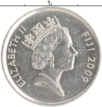 монета - фиджи 5 центов - подробная информация фото 1
