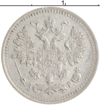 монета - 1881 – 1894 александр iii 5 копеек - подробная информация фото 1