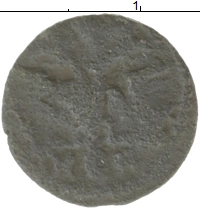 монета - 1689 – 1725 петр i 1 полушка - подробная информация фото 1