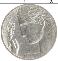 монета - италия 20 чентезимо - подробная информация фото 1