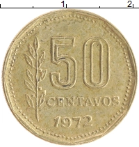 монета - аргентина 50 сентаво - подробная информация фото 1