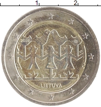 монета - литва 2 евро - подробная информация фото 1