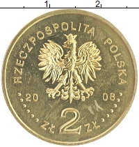 монета - польша 2 злотых - подробная информация фото 1