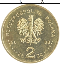 монета - польша 2 злотых - подробная информация фото 1