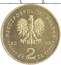 монета - польша 2 злотых - подробная информация фото 1