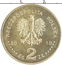 монета - польша 2 злотых - подробная информация фото 1