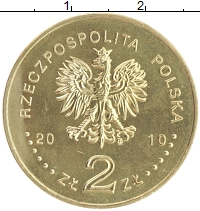 монета - польша 2 злотых - подробная информация фото 1