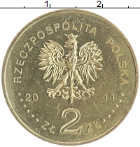 монета - польша 2 злотых - подробная информация фото 1