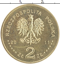 монета - польша 2 злотых - подробная информация фото 1