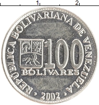 монета - венесуэла 100 боливар - подробная информация фото 1