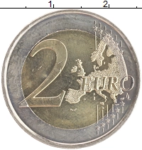монета - испания 2 евро - подробная информация фото 1