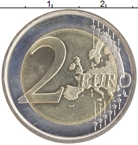 монета - испания 2 евро - подробная информация фото 1