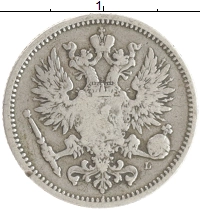 монета - 1881 – 1894 александр iii 50 пенни - подробная информация фото 1