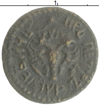 монета - 1689 – 1725 петр i 1 полушка - подробная информация фото 1
