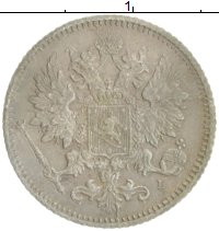 монета - 1881 – 1894 александр iii 25 пенни - подробная информация фото 1