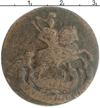 монета - 1741 – 1761 елизавета петровна 2 копейки - подробная информация фото 1