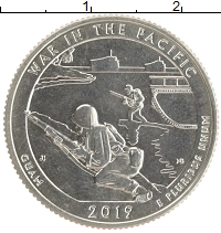 монета - сша 1/4 доллара - подробная информация фото 1