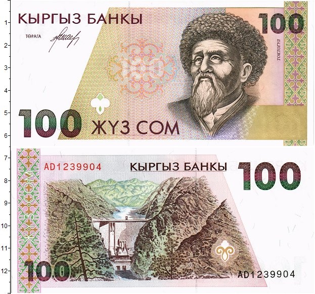 Купюры киргизии