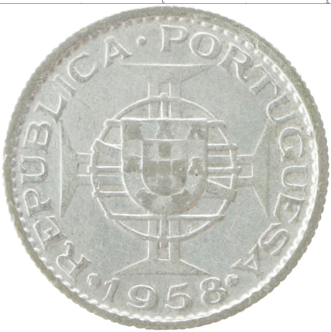 Эскудо 3. Португальский Тимор, 1 эскудо, 1958. Монета 1958 года Timor. Эскудо монета. Португальский Тимор.6 эскудо 1953.