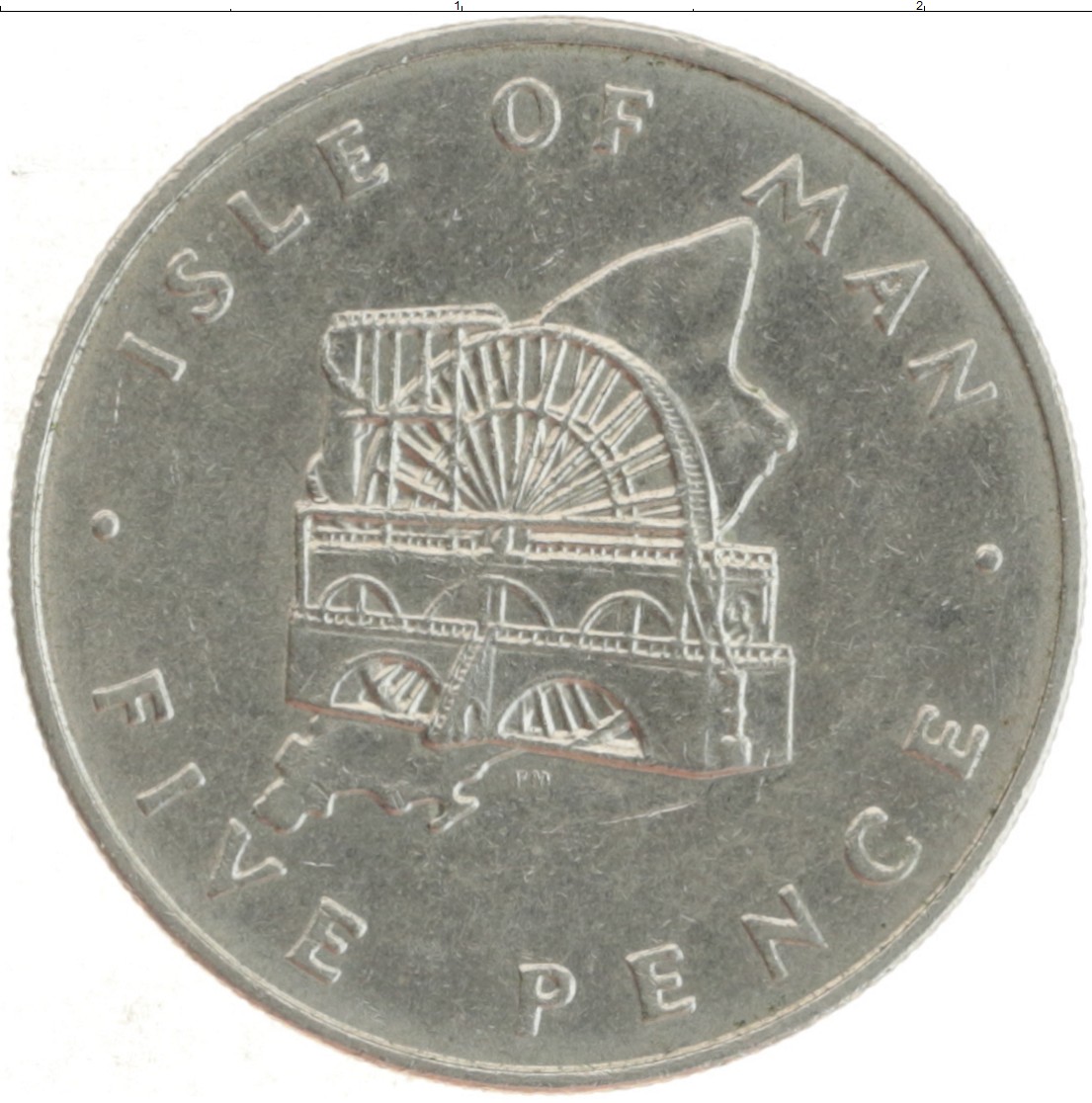 Монета 5 пенсов Острова Мэн 1978 года Медно-никель Елизавета II