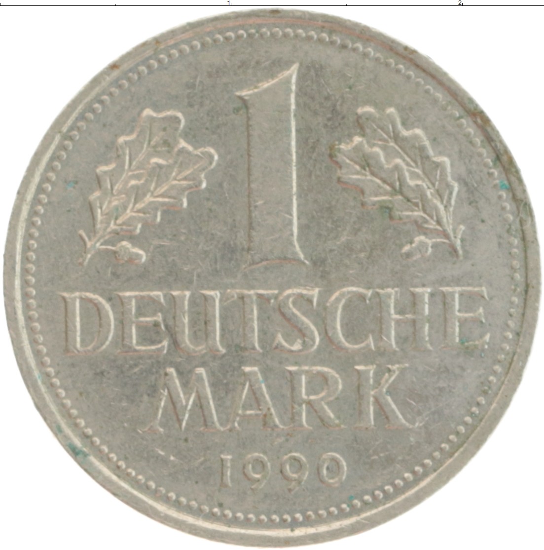 Монета марка ФРГ 1990 года Медно-никель G