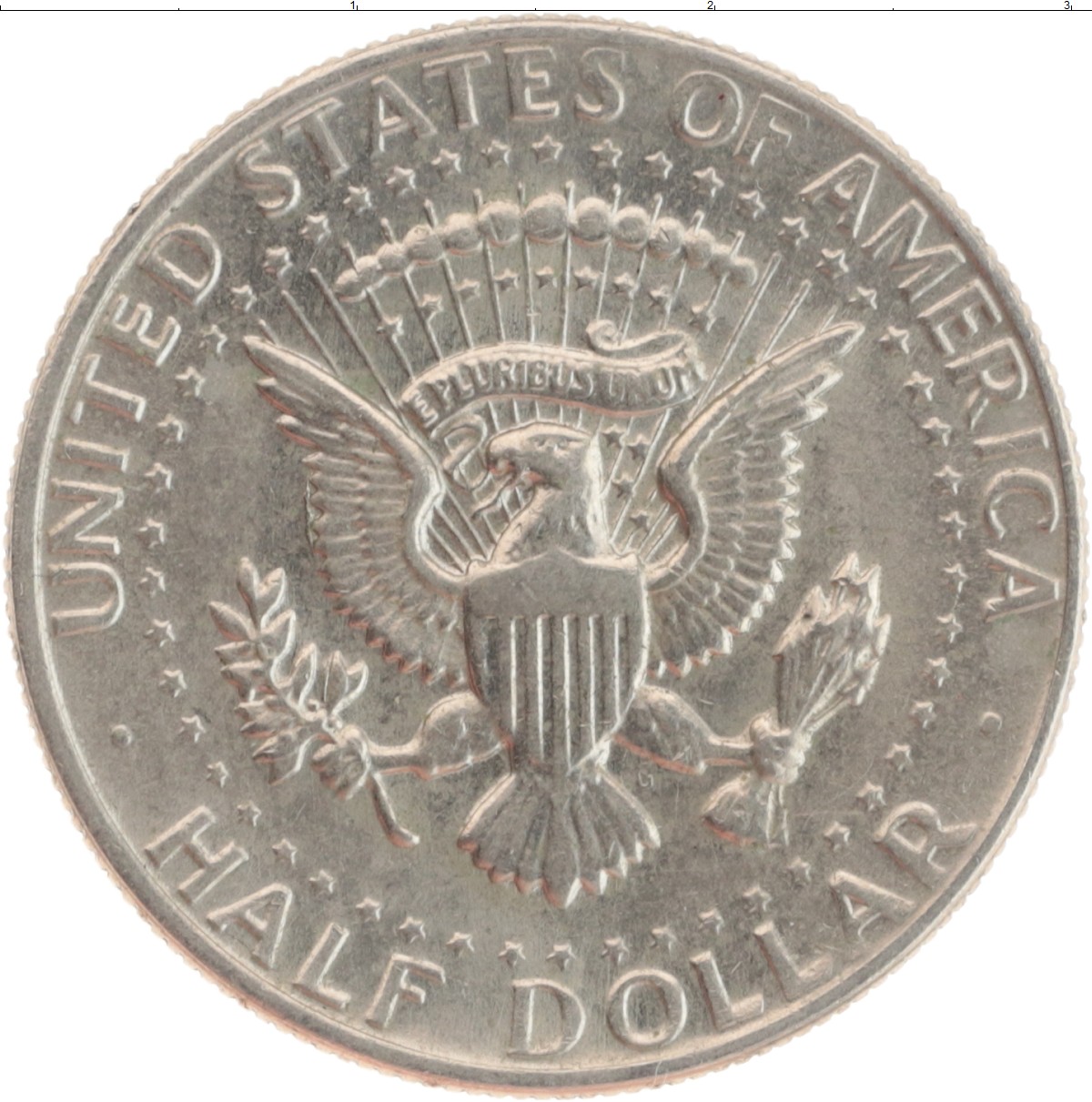 Монета 1/2 доллара Америки 1972 года Медно-никель Джон Кеннеди D