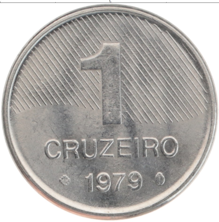 Монета крузейро Бразилии 1979 года Медно-никель
