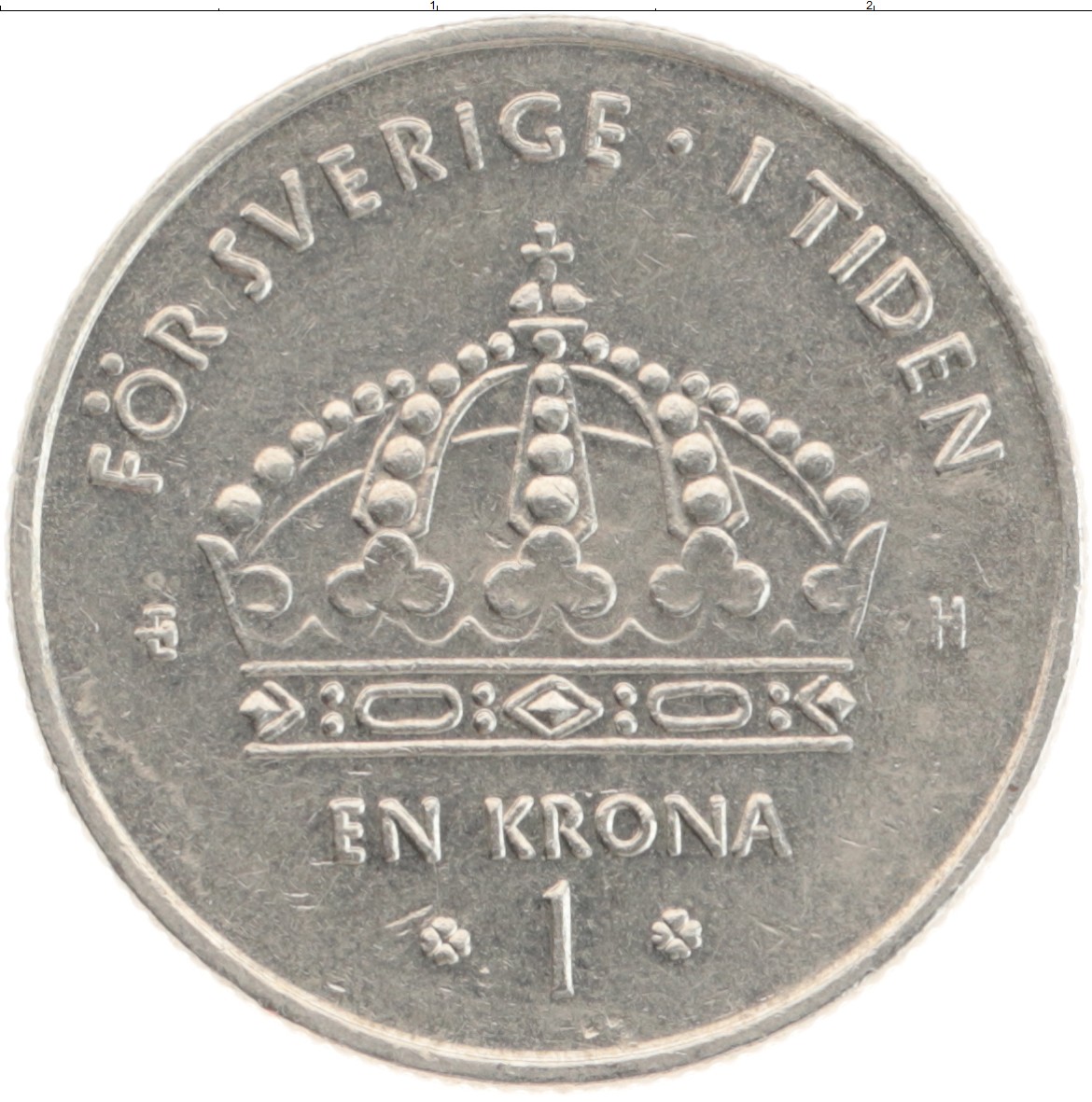 Монета крона Швеции 2003 года Медно-никель Карл XVI Густав