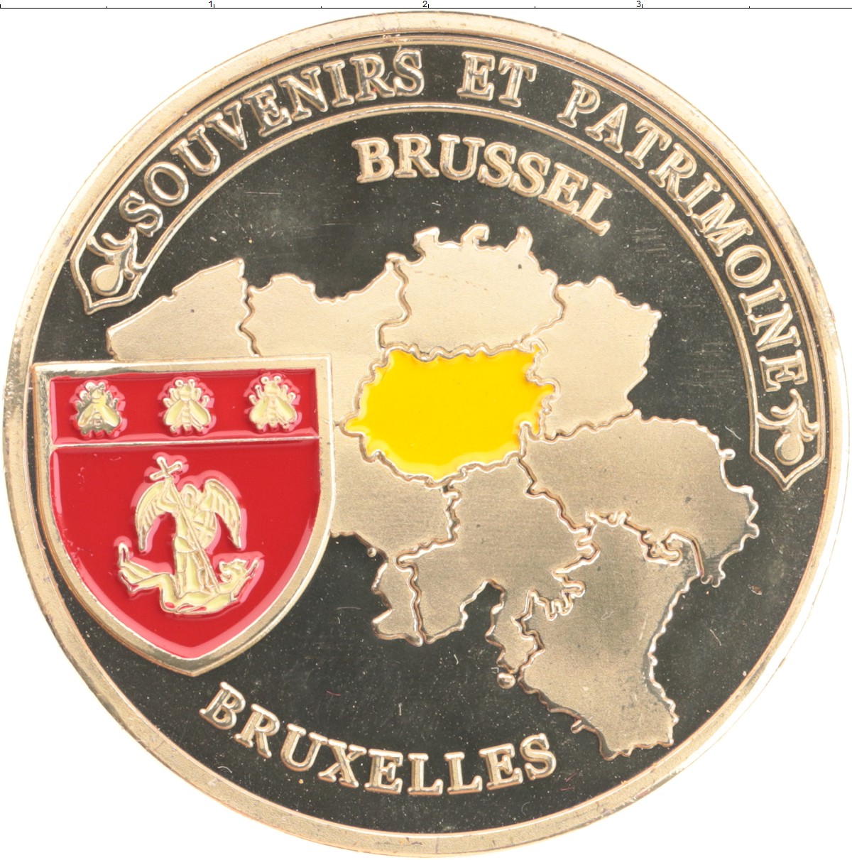 Монета Жетон Бельгии Латунь Брюссель