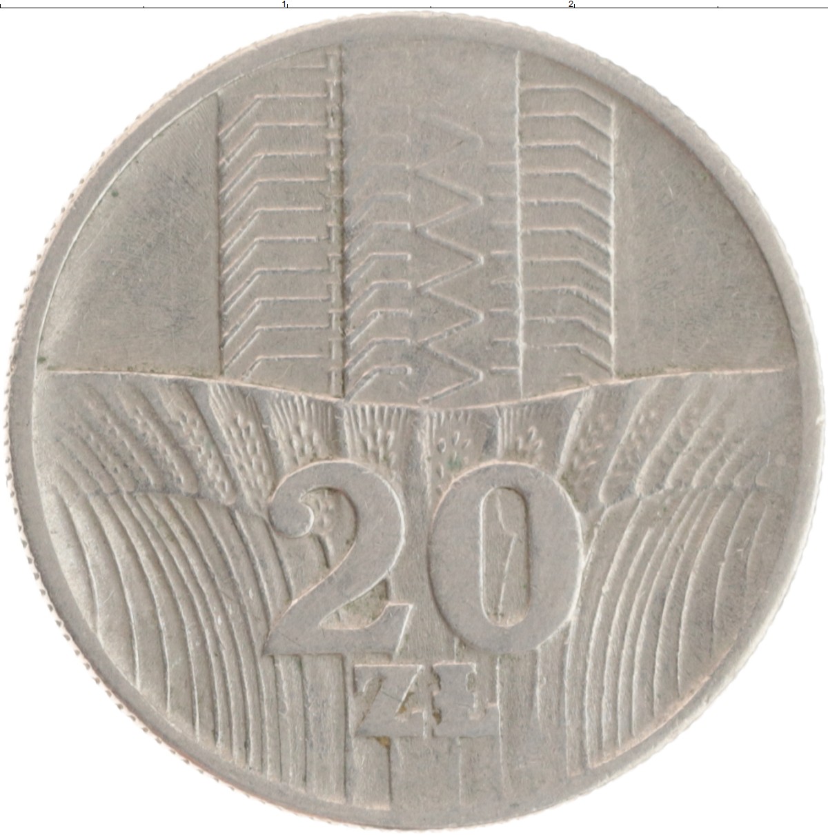 Монета 20 злотых Польши 1974 года Медно-никель